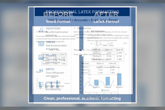 format your thesis or research paper in latex