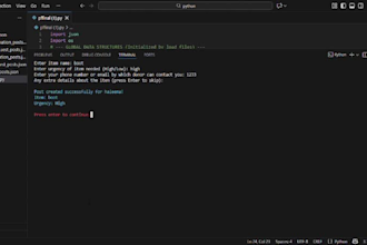 develop a python backend donation and request management system with matching