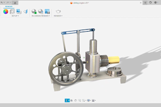 create 2d and 3d cad designs in fusion 360