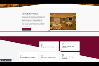 event space website event venue website wedding venue website venue booking site