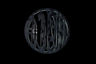 do a 3d rotating logo design