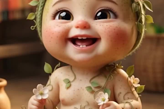 create african folktales with 3d animation and ai storytelling