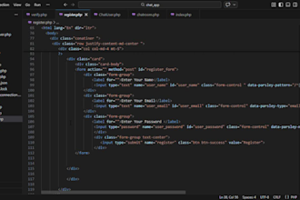 do backend, custom, website development