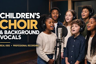 record children choir vocals and kids background vocals