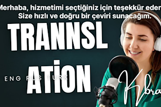translate english and record turkish and russian voice