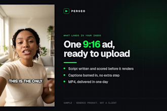 create ai ugc video ads for your meta and tiktok campaigns