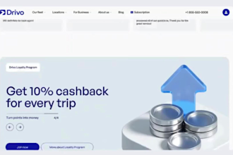 design a converting car rental website, vacation rental and boat rental website