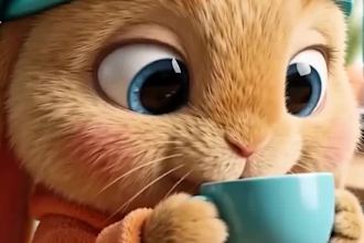 create a realistic ai bunny video with voice and lip sync