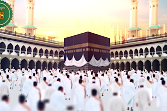 make 10 video intro for eid adha greetings and eid mubarak