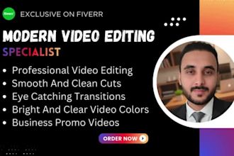 edit business videos, youtube content and social ads for your brand growth