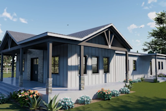 design 3d house exterior facade modelling and rendering