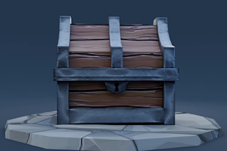 create high quality 3d stylized game assets and props