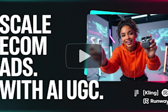 ai ugc video creator ecommerce brand ai gen video tiktok meta ads kling runway