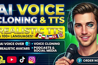do ai voice over and text to speech with realistic ai voice