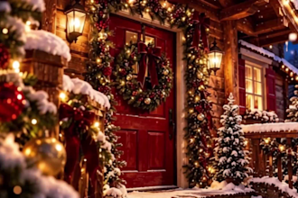 create premium ai commercials for christmas lighting companies
