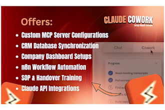 claude cowork setup claude automation API integration claude cowork businesses