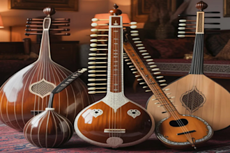 record sitar and other trad instruments like oud, saz, rubab
