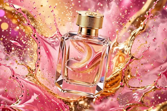 do luxury 3d perfume animation video  cinematic cgi ad