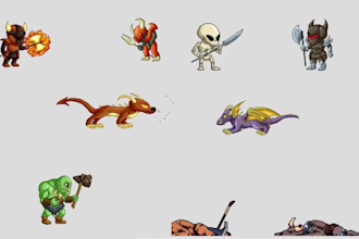 do game animation pixel art character animation , pixel art video game sprite