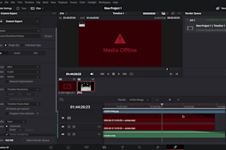 editining videos by  davinci