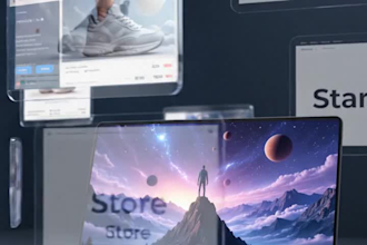 design an immersive 3d website and animated landing page with threejs, webflow