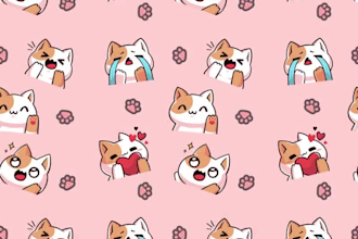design a custom seamless patterns for fabric and surfaces