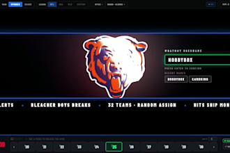 design a custom live  scoreboard for your whatnot breaks