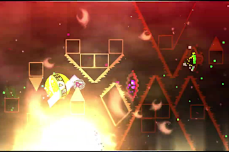 create geometry dash layout for you