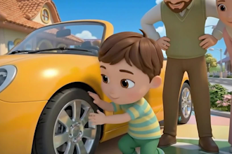create 3d kids animation and nursery rhymes