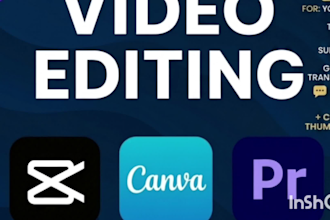 do professional video editing and custom graphic design