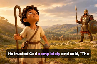 create 3d animated bible stories for kids christian cartoons with narration
