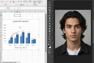 do ms word, excel, video editing and ai photo editing