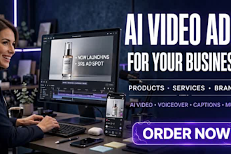 create a professional ai marketing video ad for your business