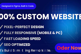 design and develop a custom figma website