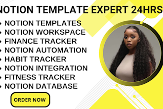 notion expert, custom notion template, notion dashboard, notion VA in 24 hrs