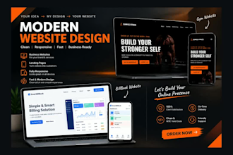 design a modern responsive website using lovable