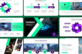 redesign pitch deck, canva presentation, powerpoint template