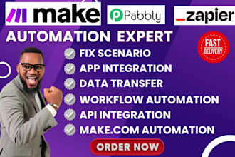 fix make com, made com, setup make com automation, make automation, make expert