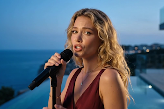 create a 4k cinematic ai music video with lip sync to your voice