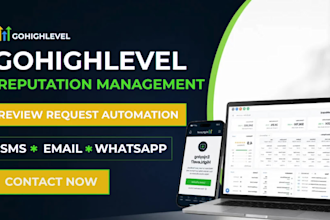 setup gohighlevel CRM reputation management and review automation