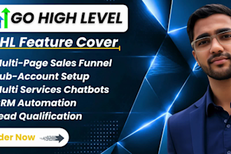 setup gohighlevel funnel crm automation and ai chatbot