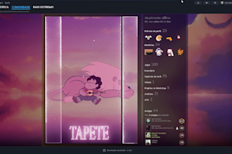 make a steam artwork for your porfile