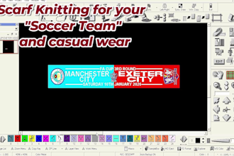 redraw your design into knitfile, bmp, hly or dis files
