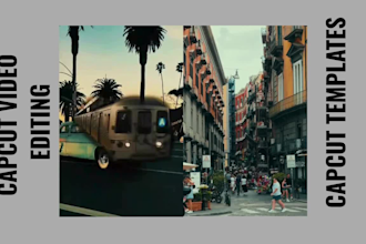 create reusable and editable custom capcut templates capcut video vlogs and song