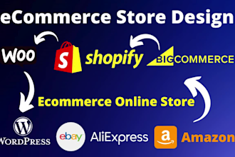 create wordpress ecommerce website , wordpress online store and online shop