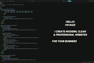 build a modern responsive website