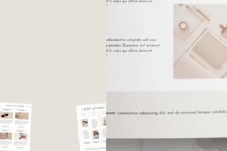 create freelancer client onboarding kit canva editable welcome guide