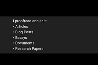 proofread and correct your english writing