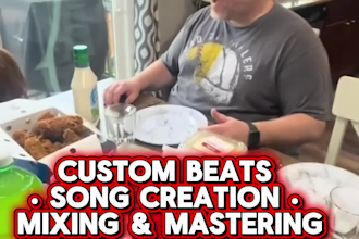 do full song creation and custom beat production