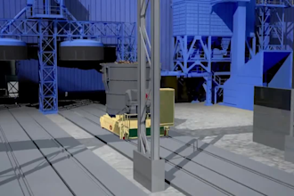 create 3d industrial animation factory process engineering and manufacturing